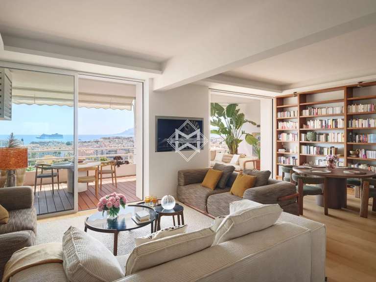 Appartement avec Vue sur mer Cannes - 2 chambres - 120m²