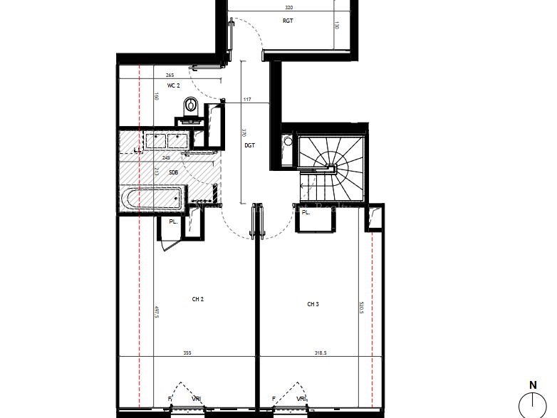 Apartment Nantes Saint-Pasquier - St-Félix
