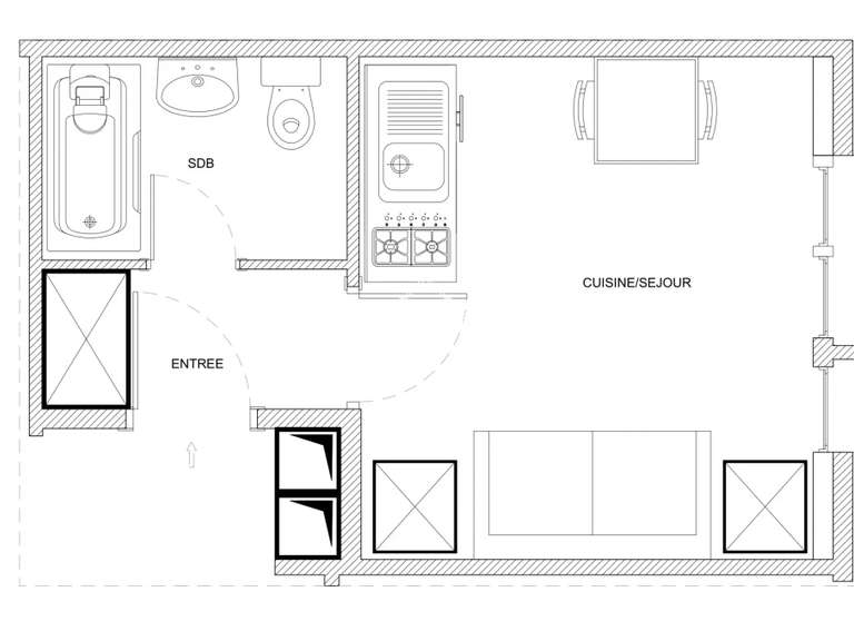 Appartement Monaco - 25m²