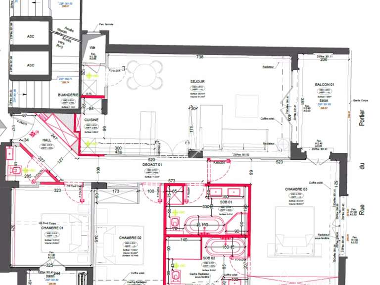 Appartement Monaco - 3 chambres - 120m²