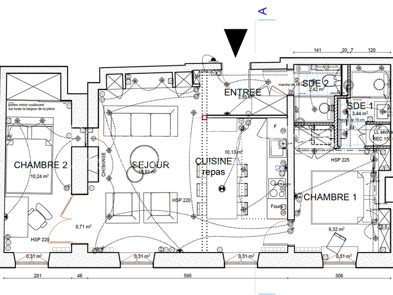 Apartment Paris 6e - 2 bedrooms - 57m²