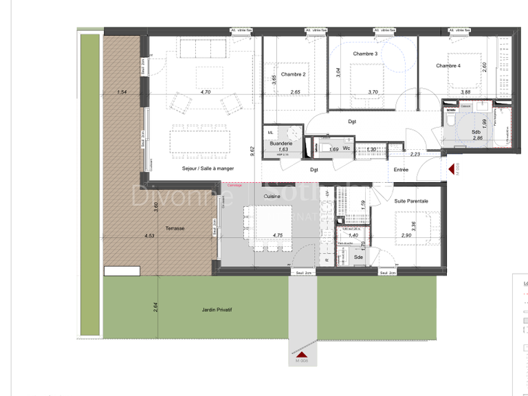 Appartement Collonges-sous-Salève - 4 chambres - 115m²