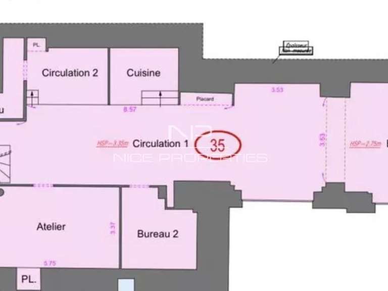 Apartment Nice - 2 bedrooms - 109m²
