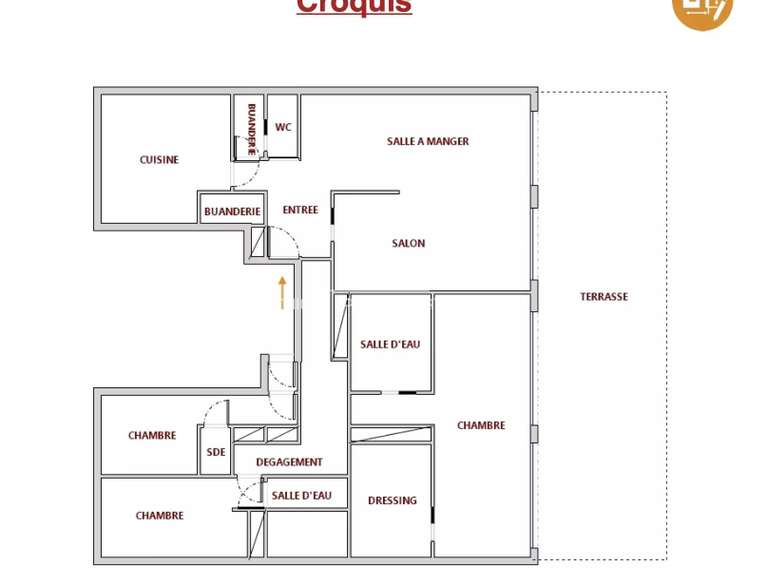 Apartment Nice - 3 bedrooms - 171m²