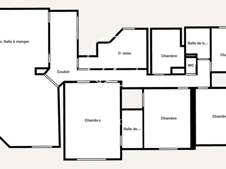 Appartement Lille - 6 chambres - 196m²