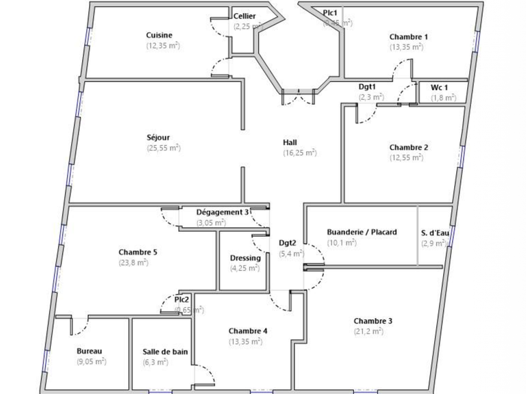 Appartement Marseille 1er - 5 chambres