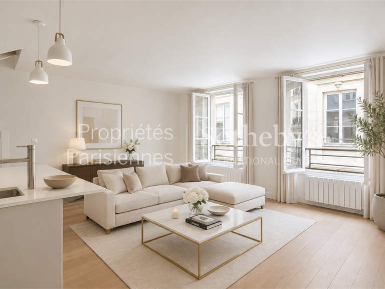 Appartement Paris 3e - 1 chambre - 60m²