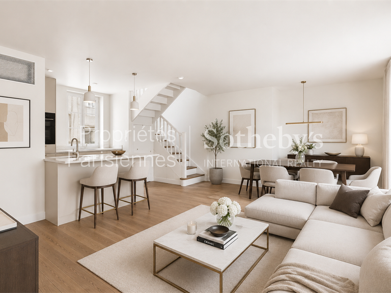 Appartement Paris 3e - 1 chambre - 60m²