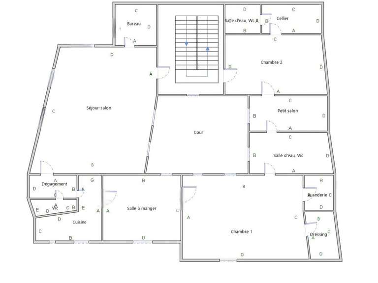 Appartement Pézenas - 2 chambres - 172m²