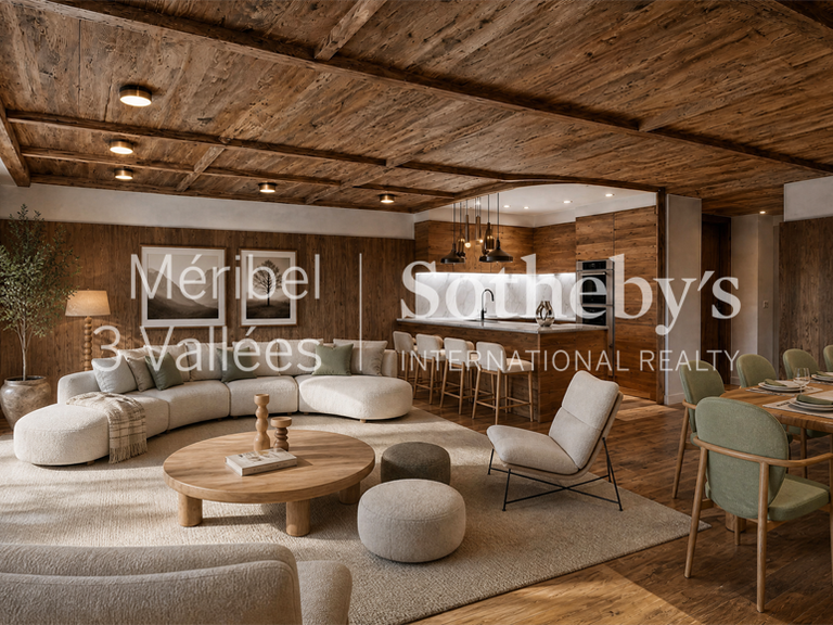 Appartement Meribel-les-allues - 4 chambres - 140m²