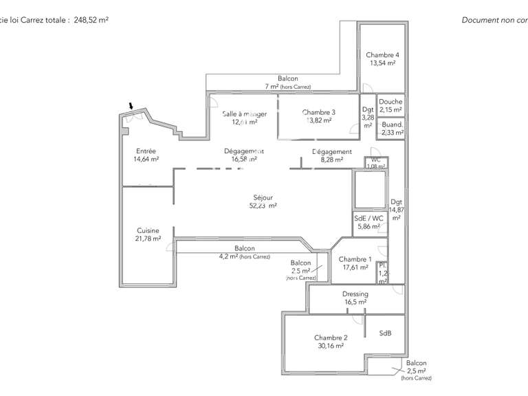Apartment Paris 6e - 4 bedrooms - 249m²