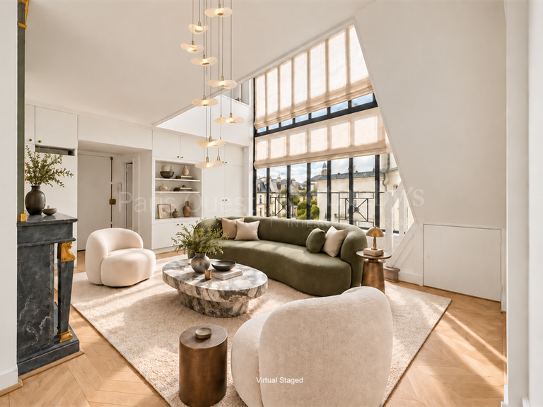 Appartement Paris 16e - 2 chambres - 88m²