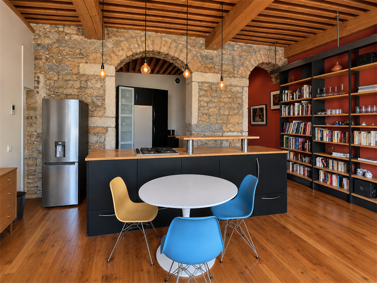 Appartement Lyon 1er - 2 chambres - 96m²