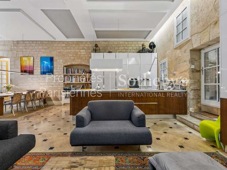 Appartement Paris 4e - 3 chambres - 176m²