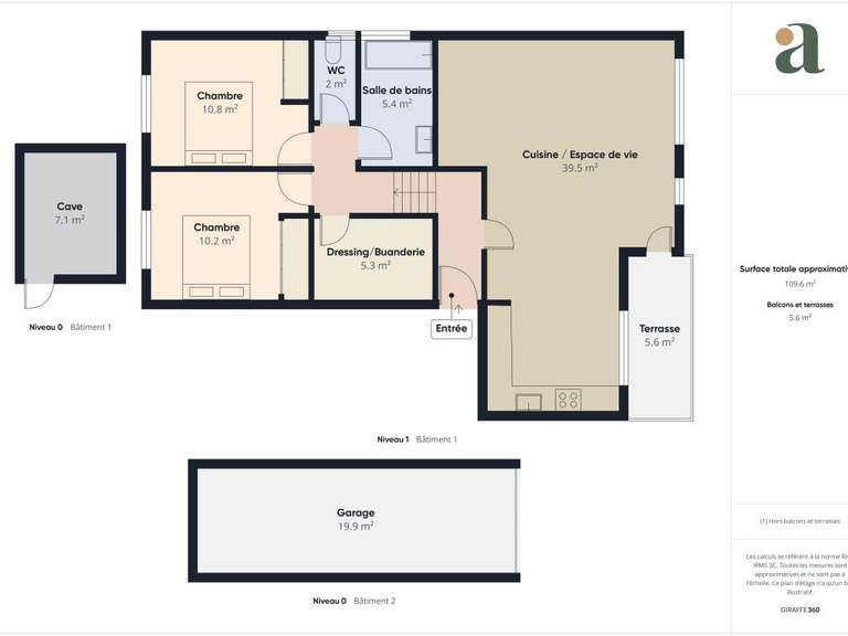 Appartement Bidart - 2 chambres - 80m²