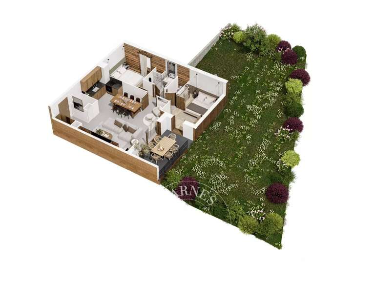 Apartment Les Houches - 2 bedrooms - 63m²