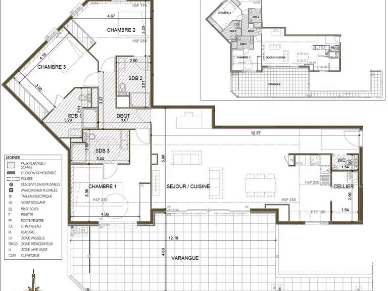 Apartment with Sea view Fort-de-France - 135m²