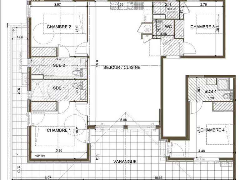 Apartment with Sea view Fort-de-France - 4 bedrooms - 123m²