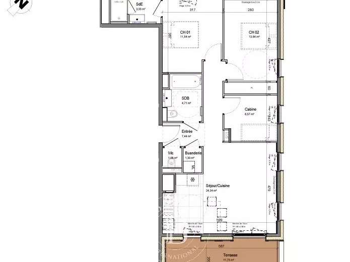 Appartement Morzine - 2 chambres - 74m²