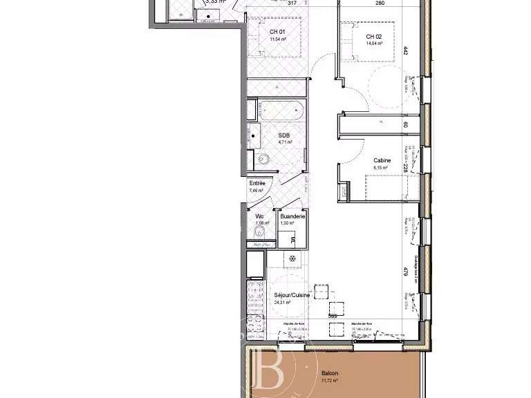 Appartement Morzine - 2 chambres - 74m²