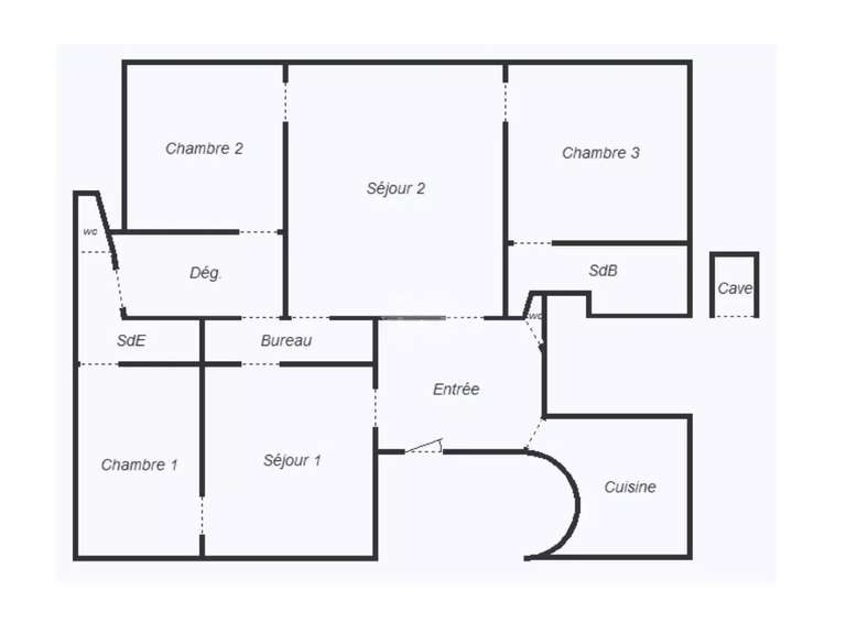 Apartment Paris 9e - 3 bedrooms - 144m²
