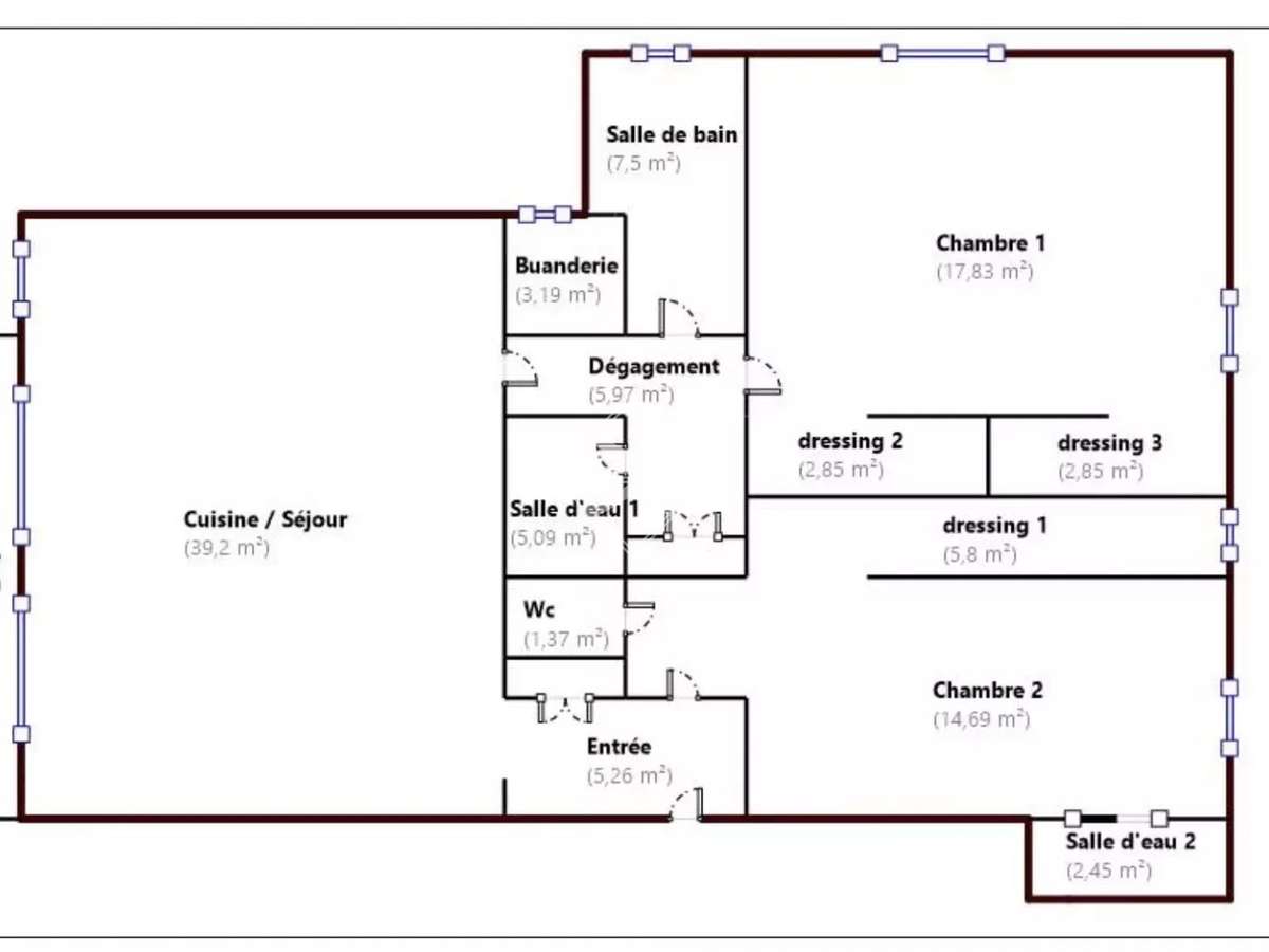 Appartement Villeneuve-Loubet