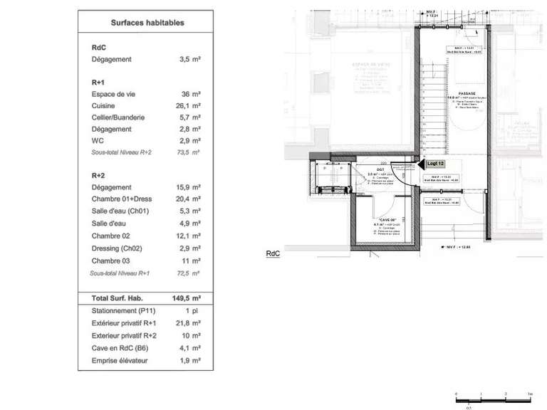 Appartement Rochefort - 6 chambres - 150m²