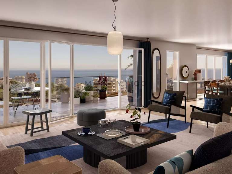 Apartment with Sea view Beausoleil - 4 bedrooms - 159m²