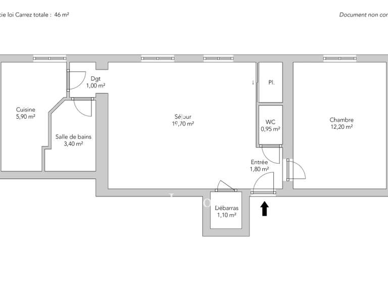 Apartment Neuilly-sur-Seine - 1 bedroom - 46m²