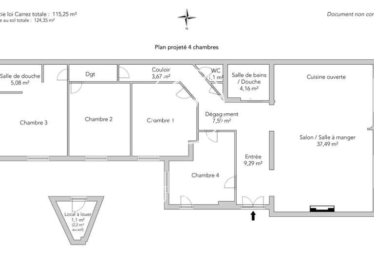 Apartment Neuilly-sur-Seine - 3 bedrooms - 115m²