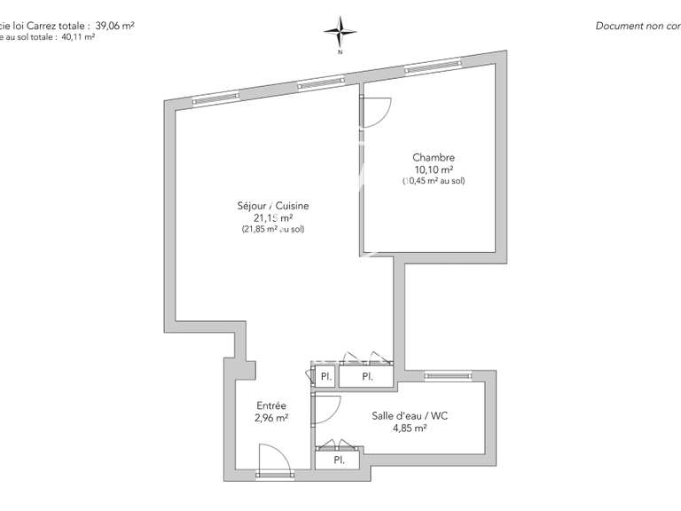 Apartment Paris 9e - 1 bedroom - 39m²