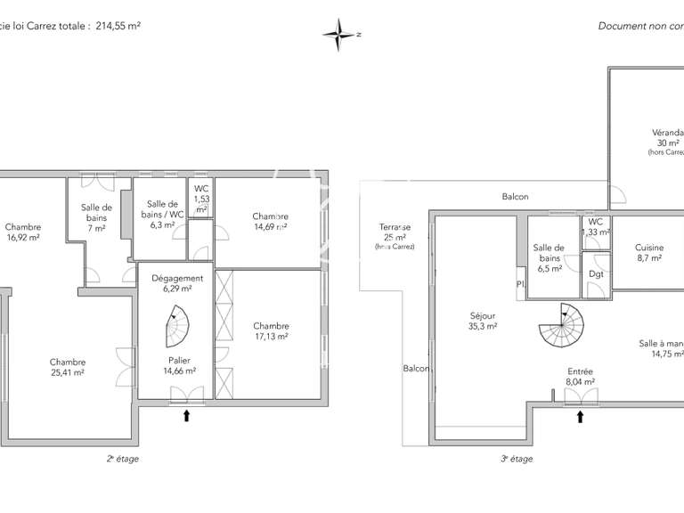 Appartement Boulogne-Billancourt - 5 chambres - 180m²