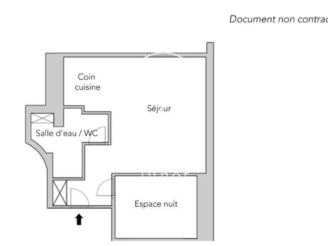 Appartement Paris 17e - 24m²