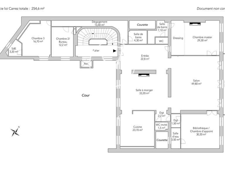 Apartment Paris 8e - 4 bedrooms - 255m²
