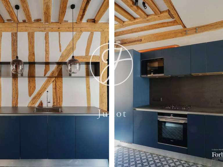 Appartement Paris 4e - 2 chambres - 75m²