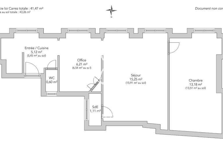 Apartment Paris 4e - 1 bedroom - 41m²