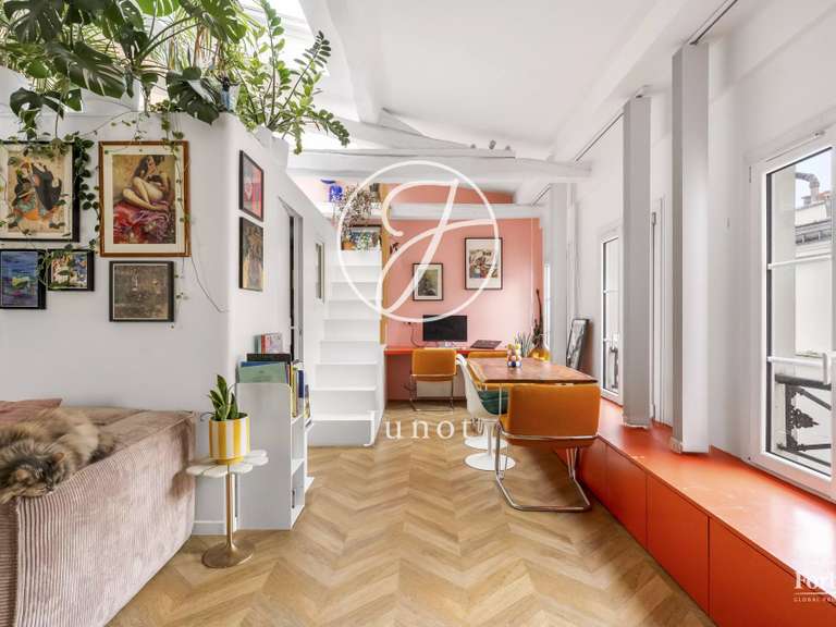 Appartement Paris 3e - 1 chambre - 52m²