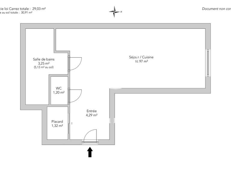 Appartement Paris 8e - 29m²