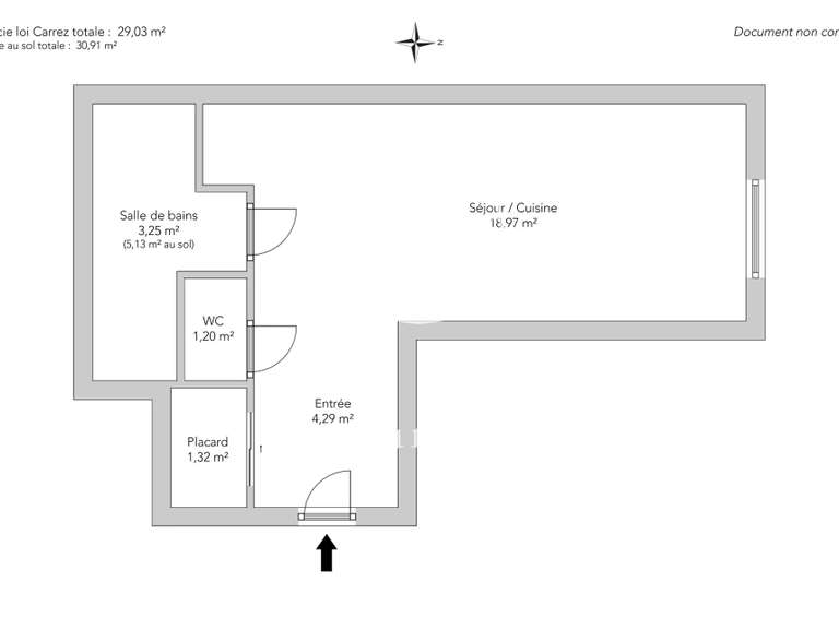 Appartement Paris 8e - 29m²