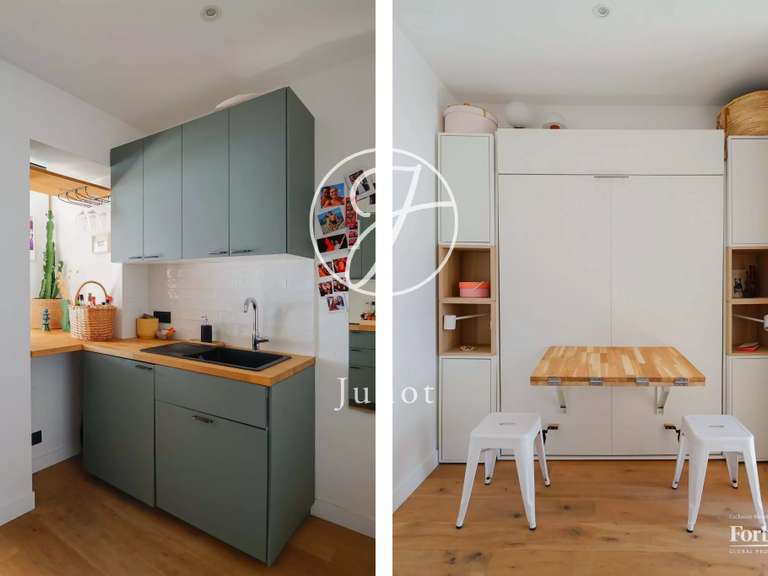 Appartement Paris 17e - 1 chambre - 24m²