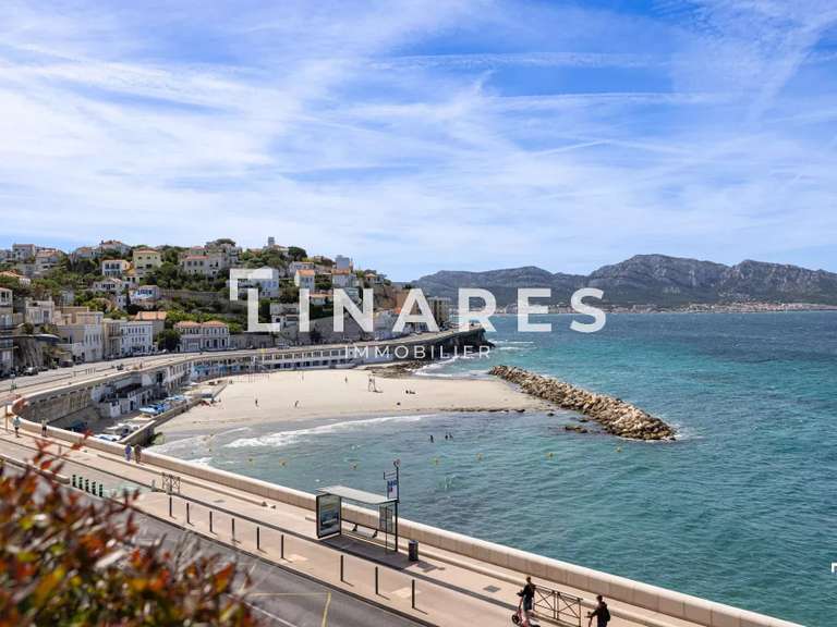 Appartement avec Vue sur mer Marseille 7e - 4 chambres - 180m²