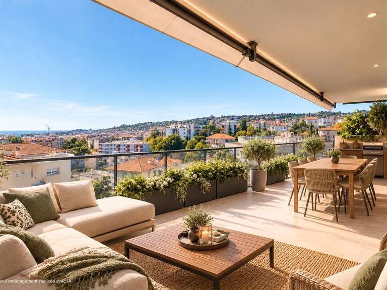 Appartement avec Vue sur mer Nice - 2 chambres - 90m²