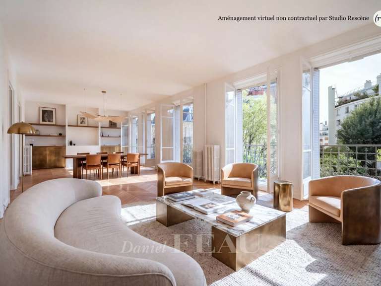 Appartement Paris 16e - 4 chambres - 170m²