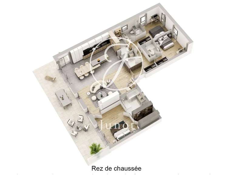 Appartement Marcq-en-Baroeul - 3 chambres - 153m²