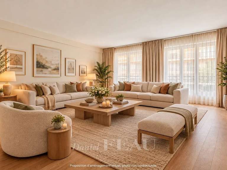 Appartement Paris 16e - 3 chambres - 158m²