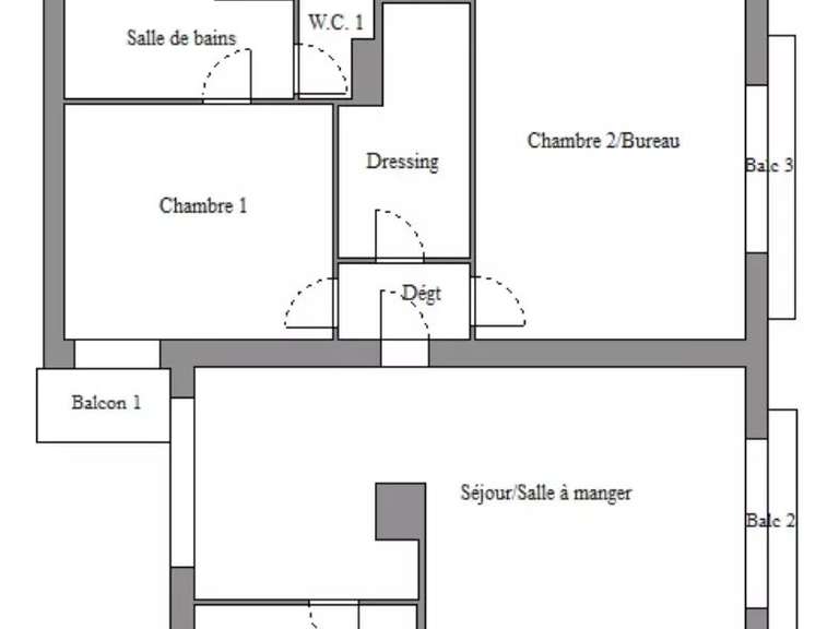 Appartement Paris 7e - 2 chambres - 100m²