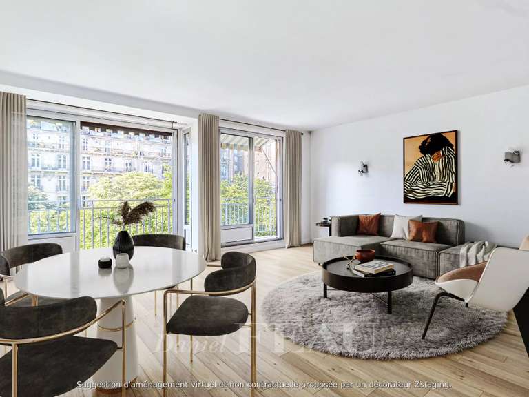 Appartement Paris 16e - 2 chambres - 87m²