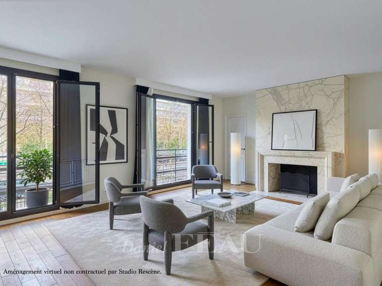 Appartement Paris 16e - 3 chambres - 119m²