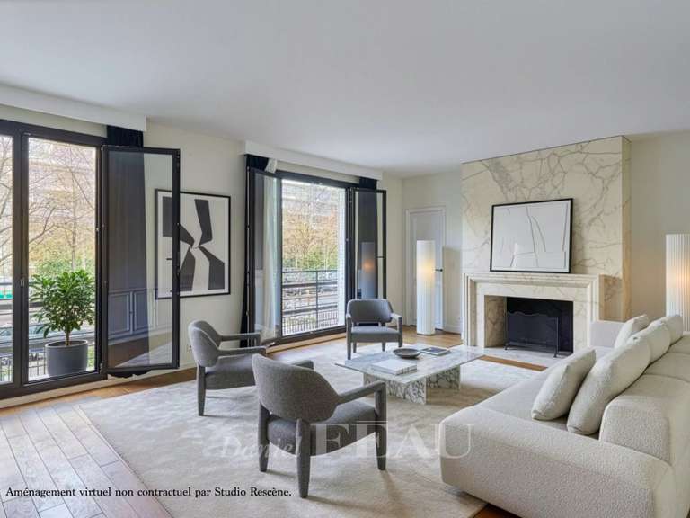 Appartement Paris 16e - 3 chambres - 119m²