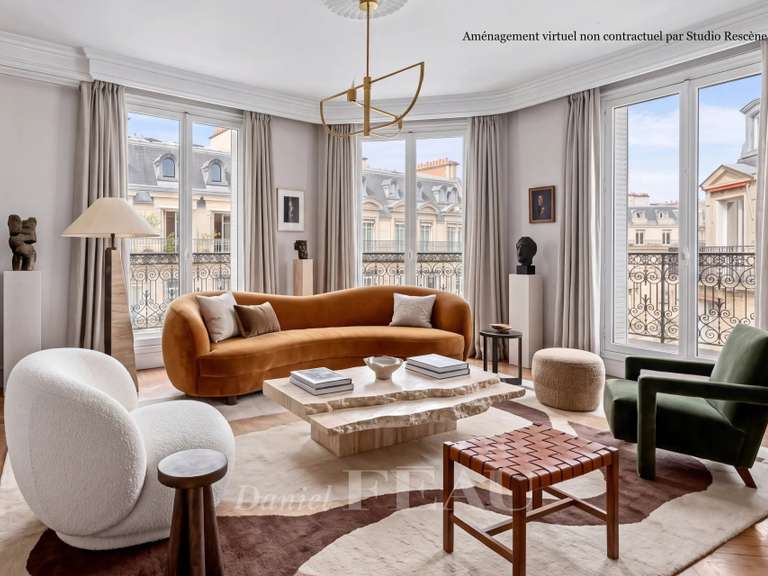 Appartement Paris 8e - 4 chambres - 146m²